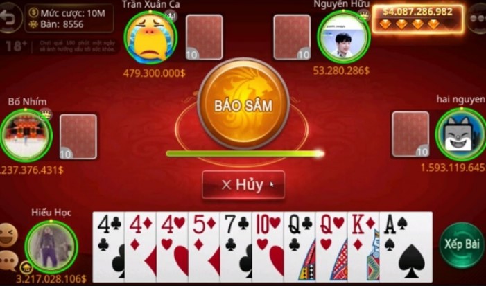 Sảnh game bài 99OK đa dạng loại hình